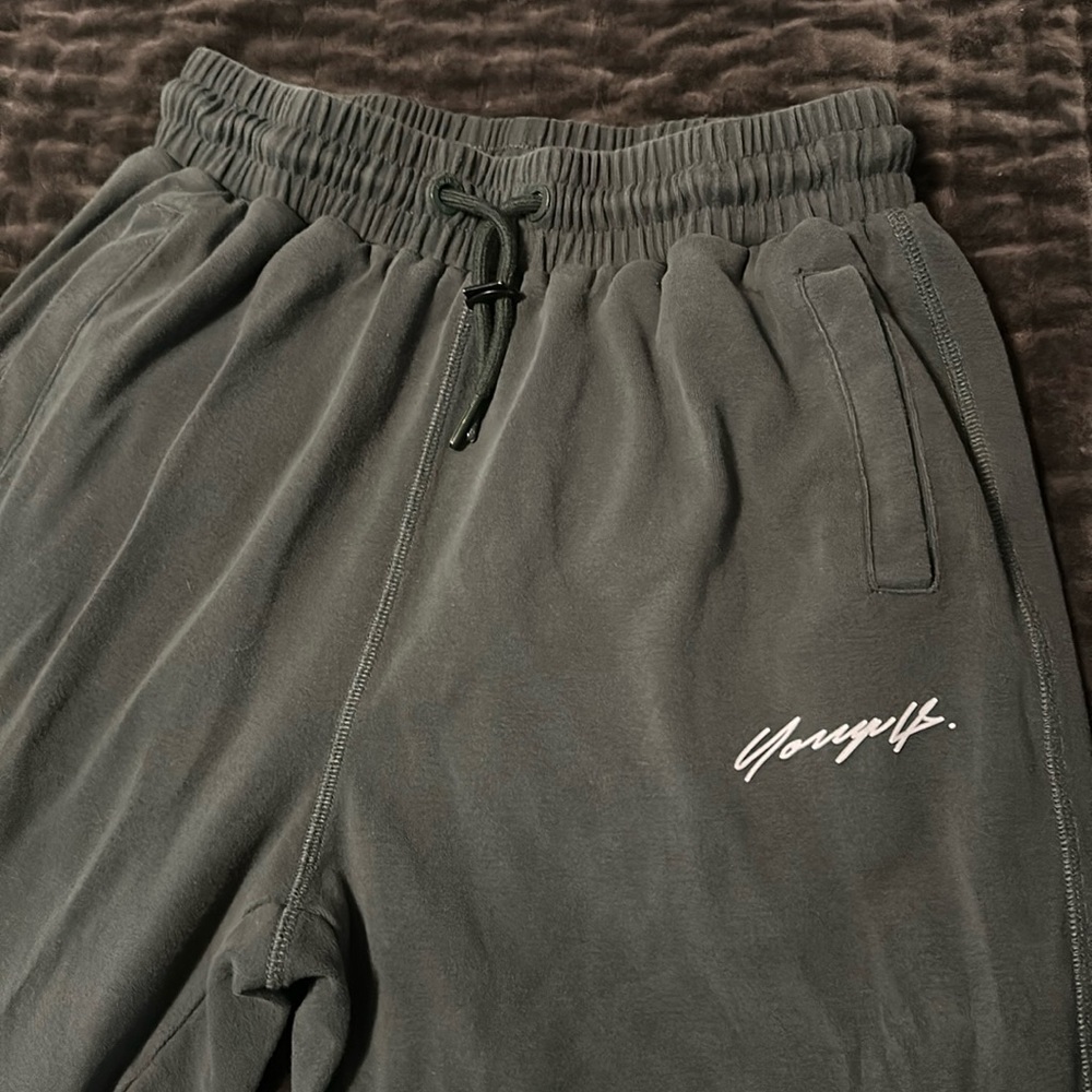Young LA 228 Cloud Joggers Forest Green